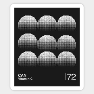 Can \ Vitamin C / Minimalist Graphic Fan Artwork Design Sticker